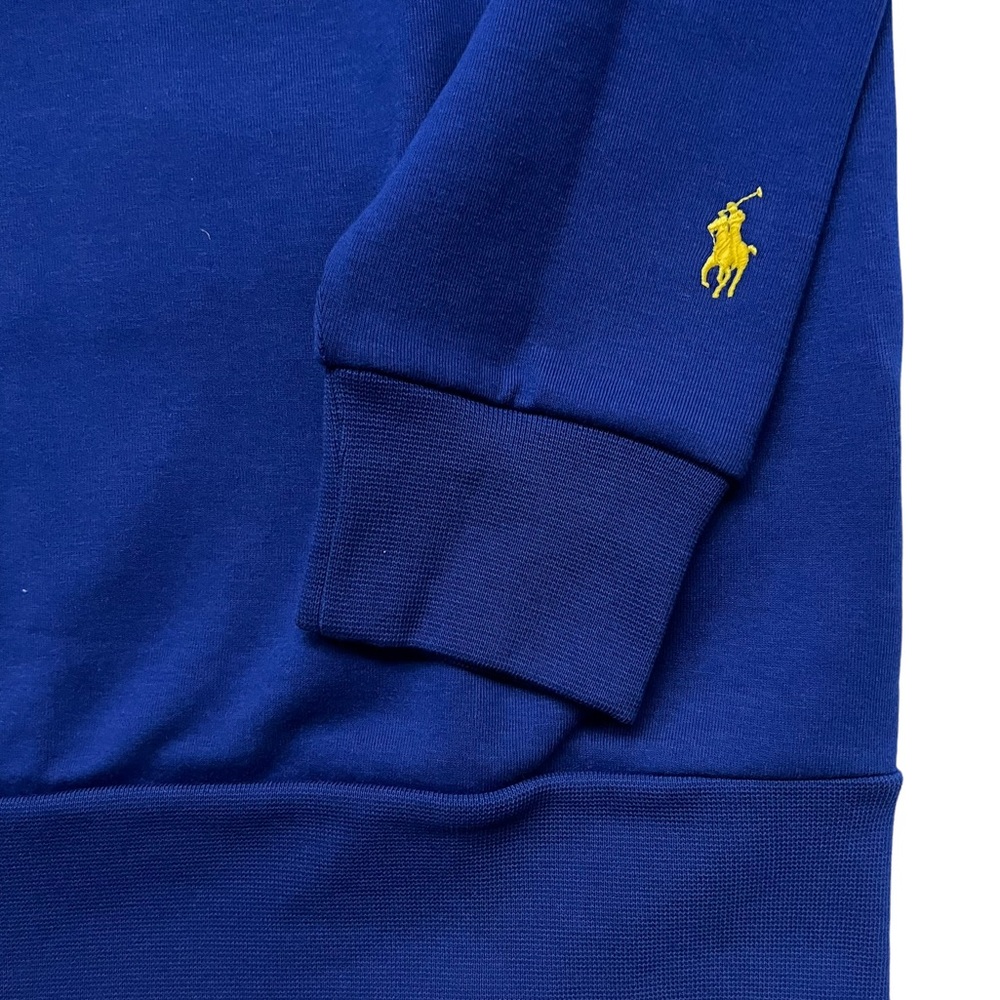 POLO RALPH LAUREN Double Knit Tech Panel Logo Jogger Sweatsuit Blue Size L - Picture 6 of 12